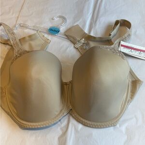 Beige Full Coverage Bra in fawn size 46DD